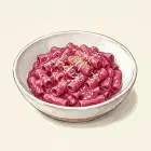 Beet Pink Macaroni Cheese