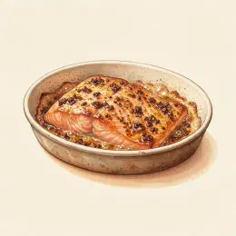 Chile Crisp and Honey Roasted Salmon