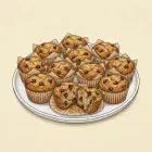 Flourless Peanut Butter Banana Muffins
