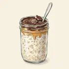 Peanut Butter Cup Overnight Oats