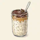 Peanut Butter Cup Overnight Oats