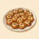 Roasted Sweet Potato Rounds with Goat Cheese and Spiced Pumpkin Seeds