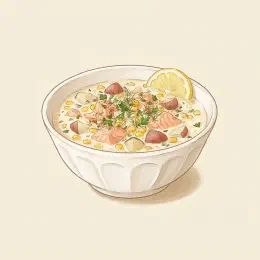 Salmon and Corn Chowder