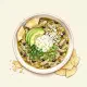 Salsa Verde Chicken and Rice Tortilla Soup